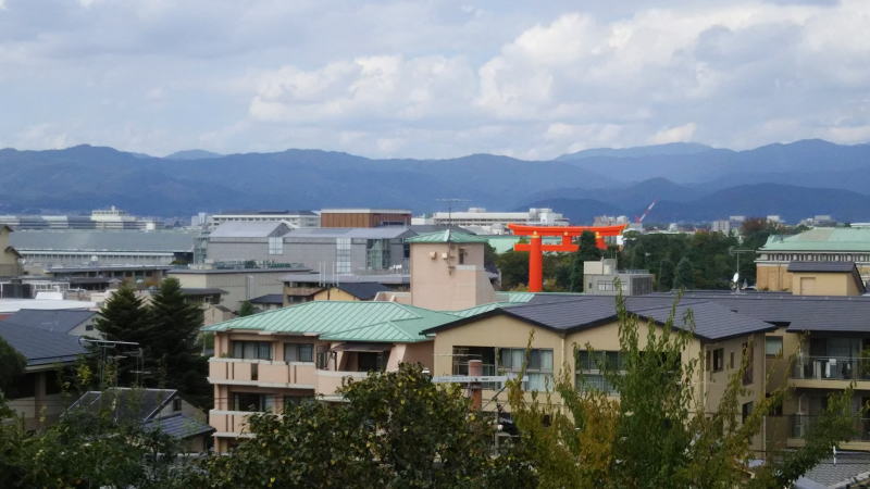 粟田神社の境内からの眺め/京都 ブログガイド
