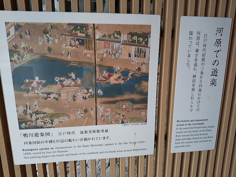河原での遊楽 / 京都 ブログ ガイド