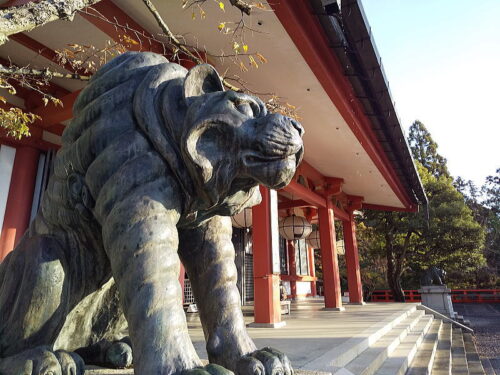 鞍馬寺阿吽の虎 / 京都ブログガイド
