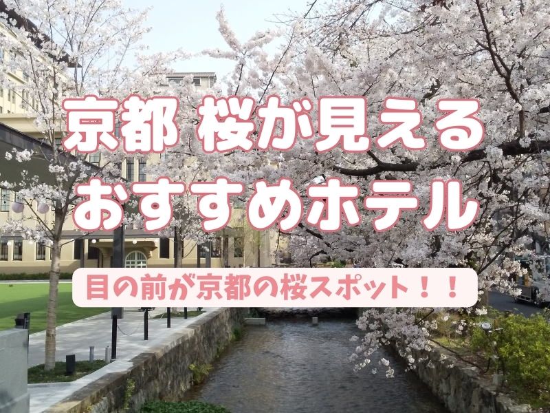 京都 桜が見えるおすすめホテル / 京都観光旅行ガイド