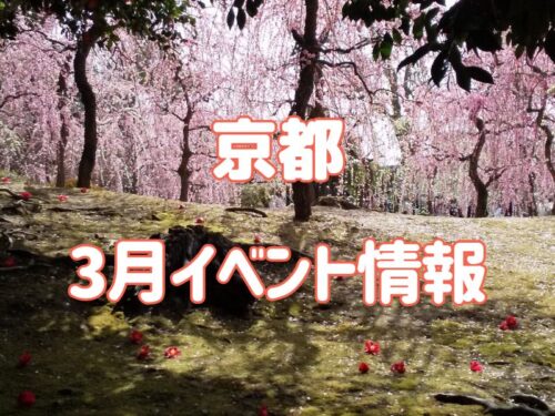 京都 3月 イベント情報 / 京都観光旅行ガイド