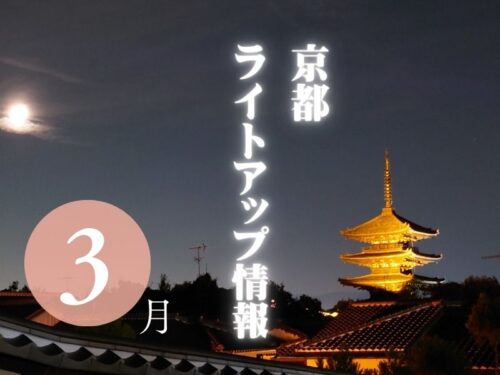 京都 ライトアップ 3月 / 京都観光旅行ガイド