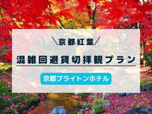 京都ブライトンホテルの貸切拝観プラン