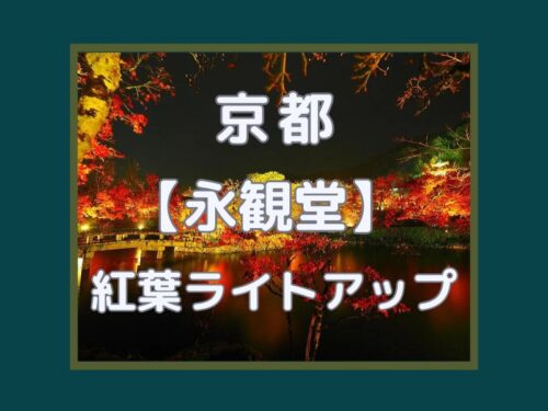 永観堂 ライトアップ・夜間特別拝観 / 京都観光旅行ガイド