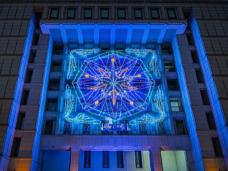 OSAKA大阪光のルネサンス イルミネーションファサード