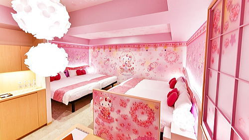 浅草東武ホテル ハローキティ「桜天女」ルーム