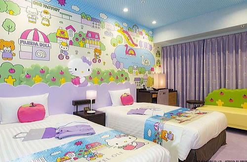 ホテルオーレのキティルーム「オーレタウンルーム」