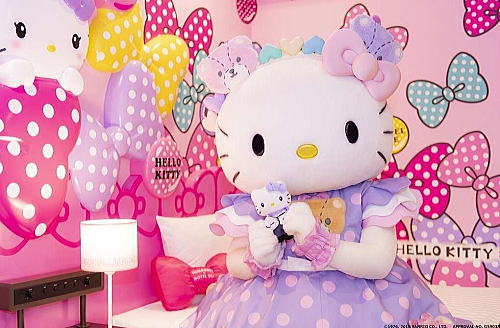 ホテルオーレのキティルーム「オリジナルぬいぐるみ」