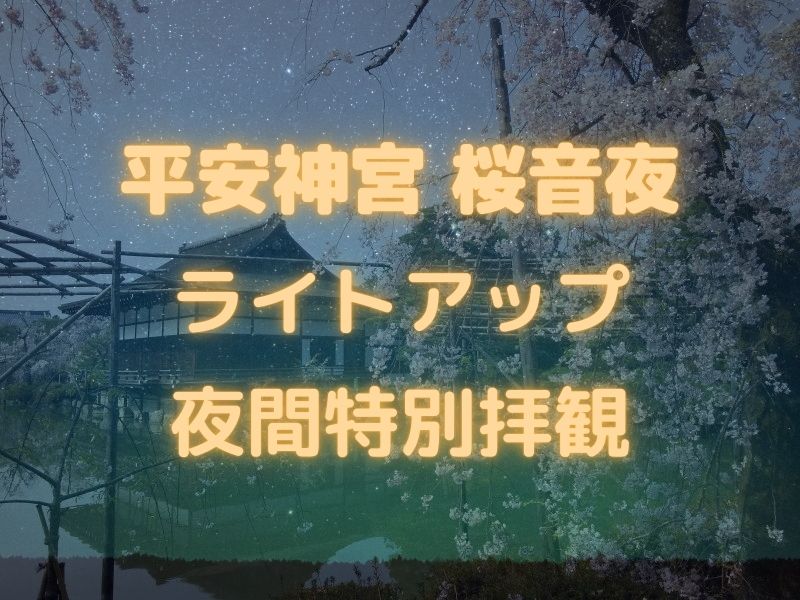 平安神宮 桜音夜 / 京都観光旅行ガイド