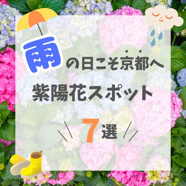 京都【紫陽花】あじさいのおすすめスポット名所・穴場7選