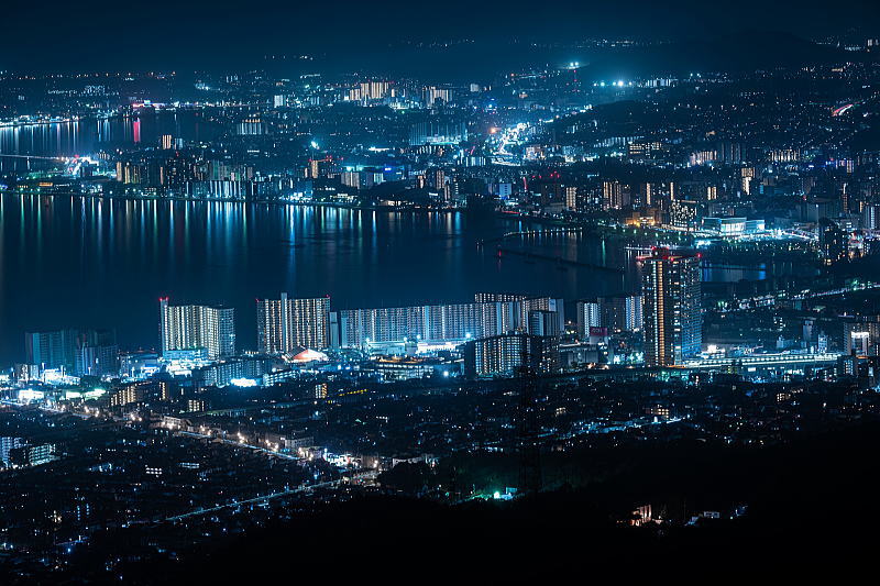 比叡山プレミアムバスツアー 琵琶湖の夜景