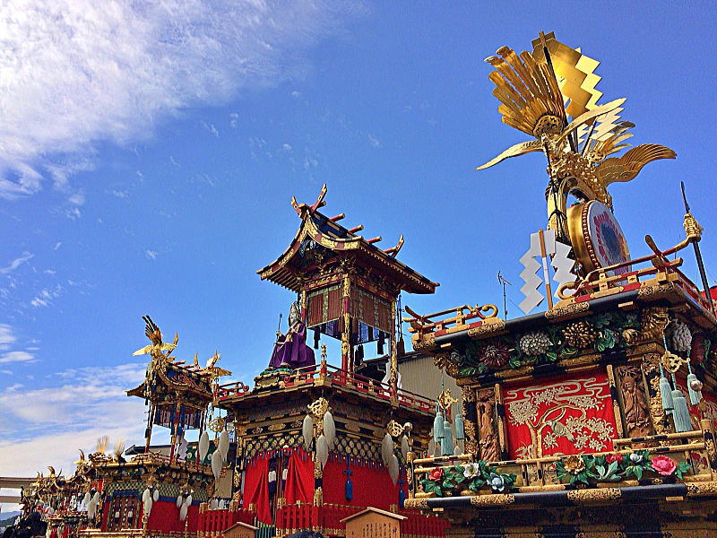 高山祭 秋 屋台曳き揃え