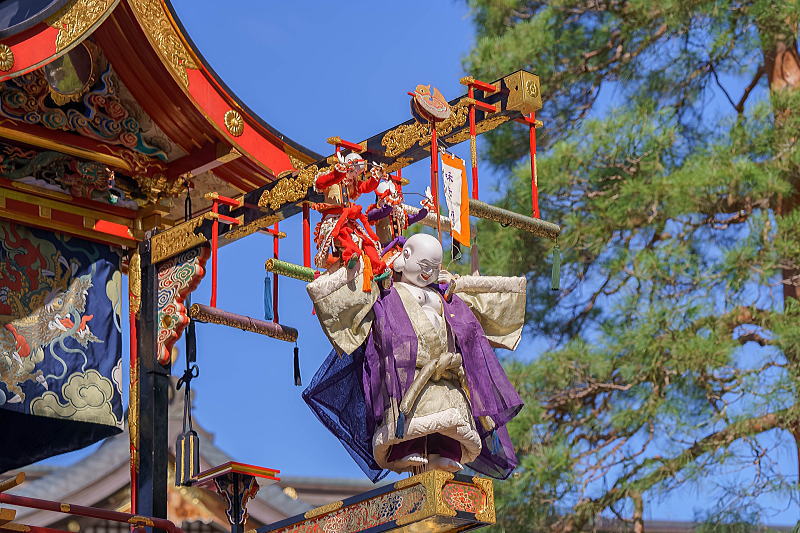 秋の高山祭 からくり奉納 (布袋台)